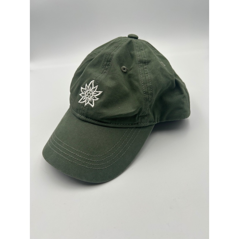 Alpine Design Forest Green Edelweiss Flower Snapback Hat Boulder Colorado Cap